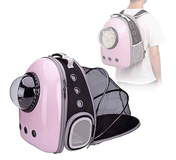 折り畳み ペットリュック 宇宙船のようなデザイン 通気性 ペットキャリーバッグ ペット鞄 宇宙船カプセル型 犬 猫 ネコ